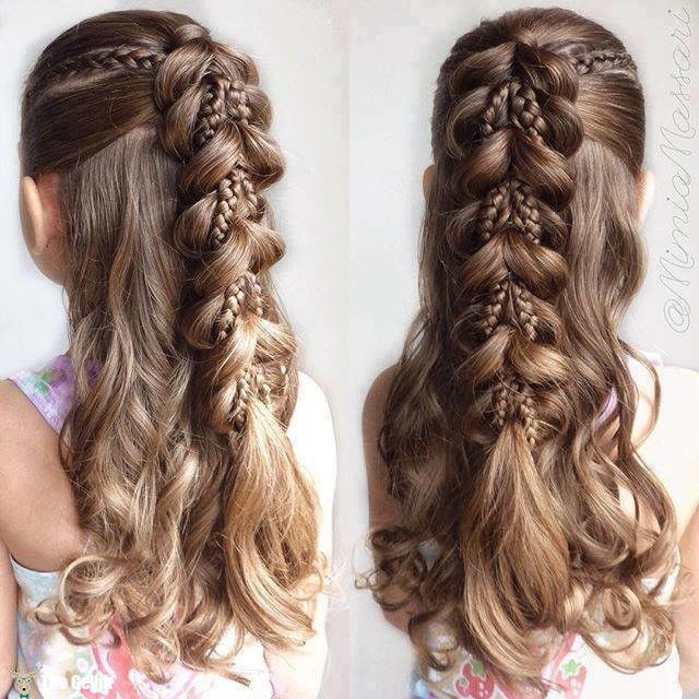 hairstyle waterfall