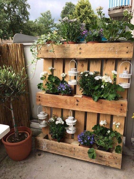 pallets vertical garden