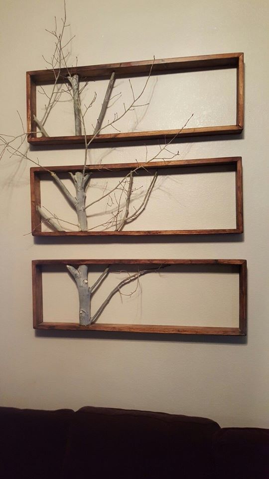 Framed Tree Branch Wall Art Ideas Live In Tomorrow 