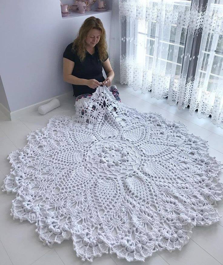DIY crochet rugs