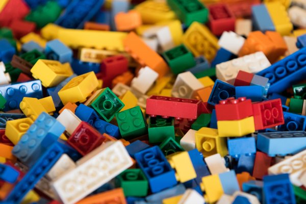 playing with lego